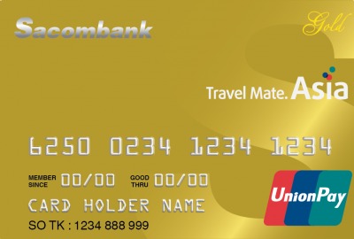 Thẻ tín dụng quốc tế Sacombank Unionpay - giao dịch dễ dàng